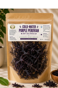 Cold-Water Purple Peruvian Dry Sea Moss – 4 oz | Full Circle Herbs & Vitality